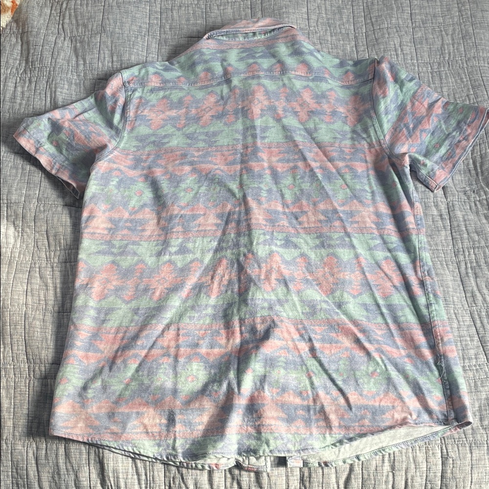 Faherty Pastel Patterned Button Down Shirt - image 4